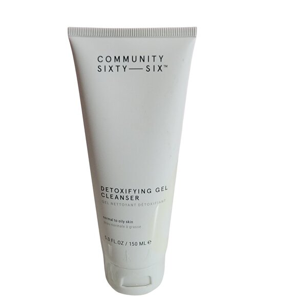 Community Sixty-Six Detoxifying AHA/BHA Gel Cleanser 5oz Sealed - Picture 1 of 8